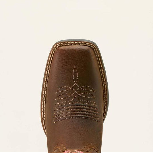 Ariat 10064078 Round up Wide Square Toe Stretch