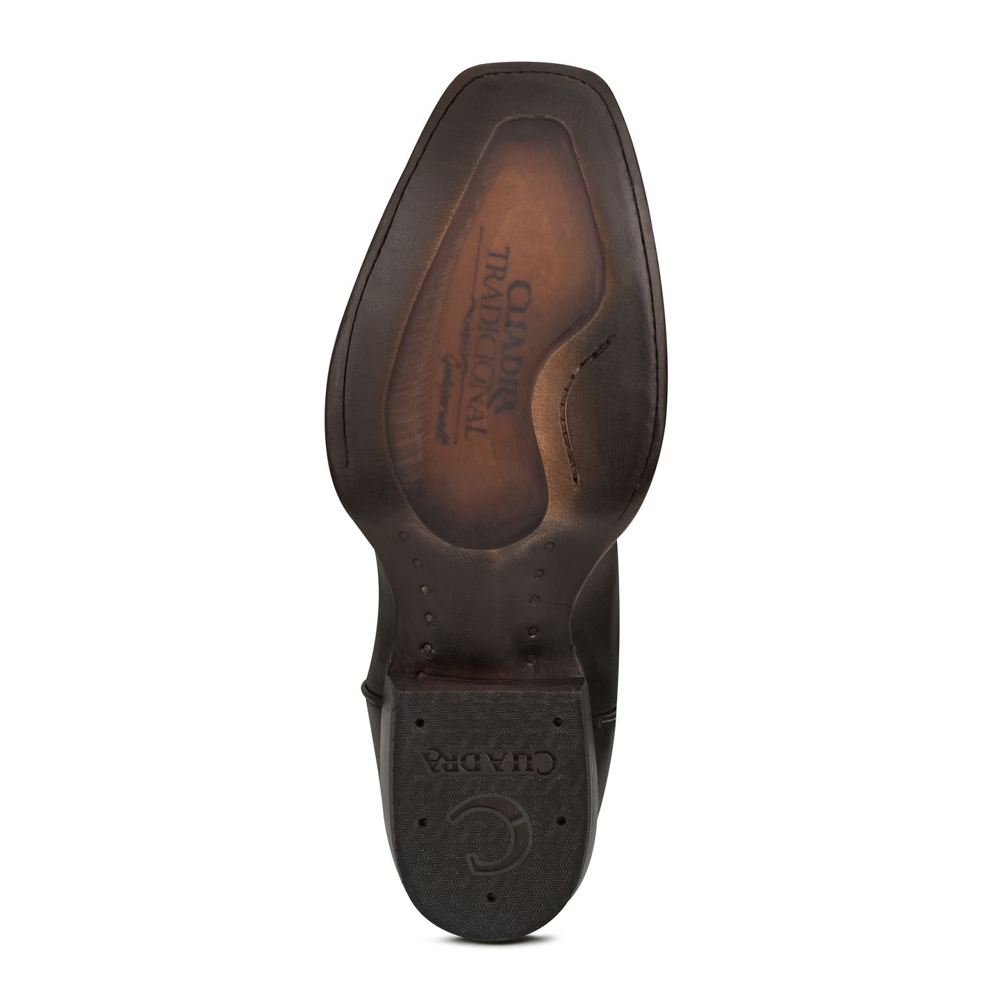 Cuadra Black Laser Woven & Embroidery Narrow Toe CU408