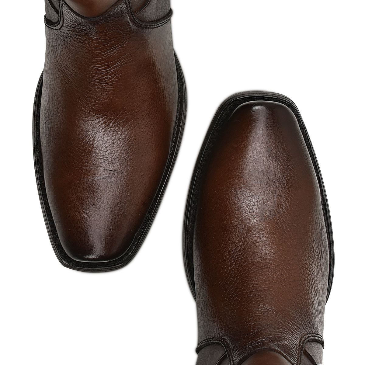 Honey ZIpper & Studs Narrow Square Toe