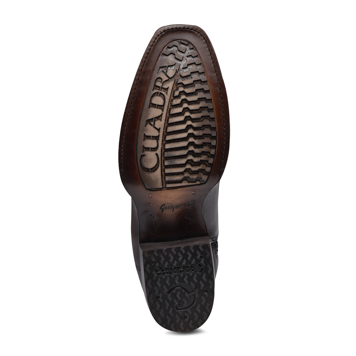 Flame Chocolate Ostrich Laser & Woven Narrow Square Toe