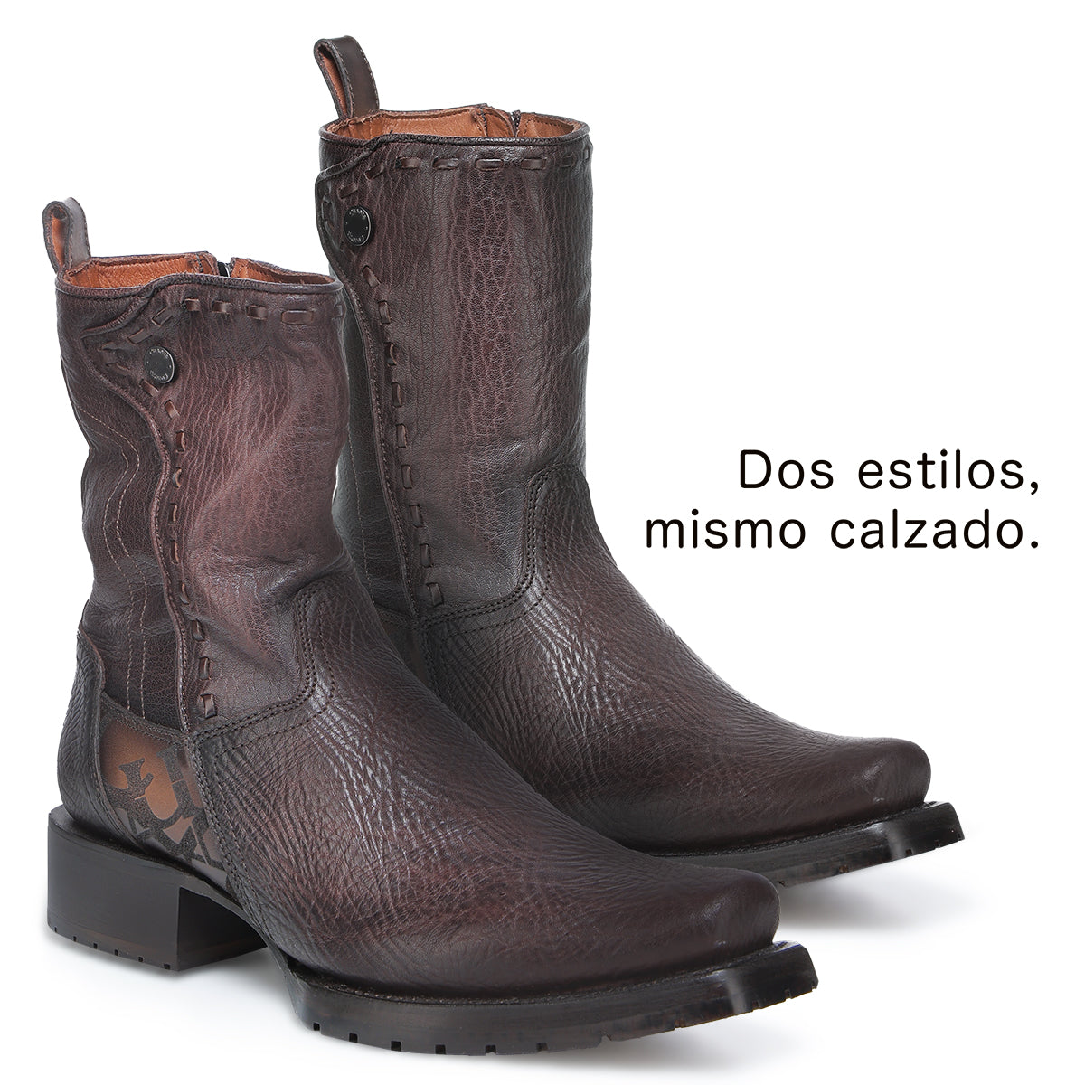 Chocolate LAser & Woven & Zipper