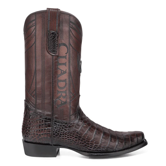 Cuadra Chocolate Alligator Luxo Moka Laser & Embroidery CC271