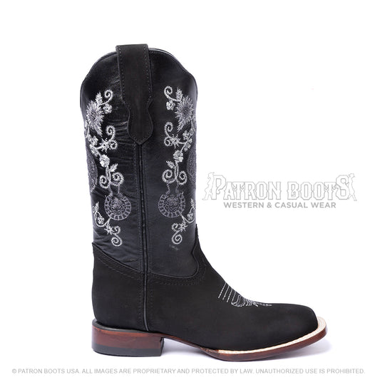 Los Angeles Boots Nobuck Negro - 306305