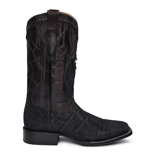 Black Elephant Laser & Embroidery Square Toe