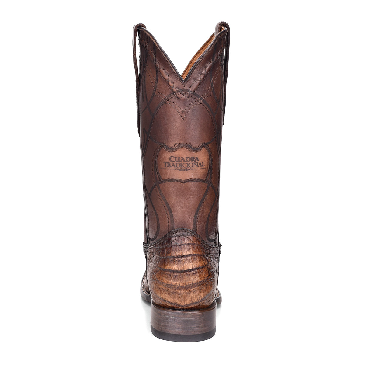 Porto Maple Caiman Laser & Embroidery Square Toe