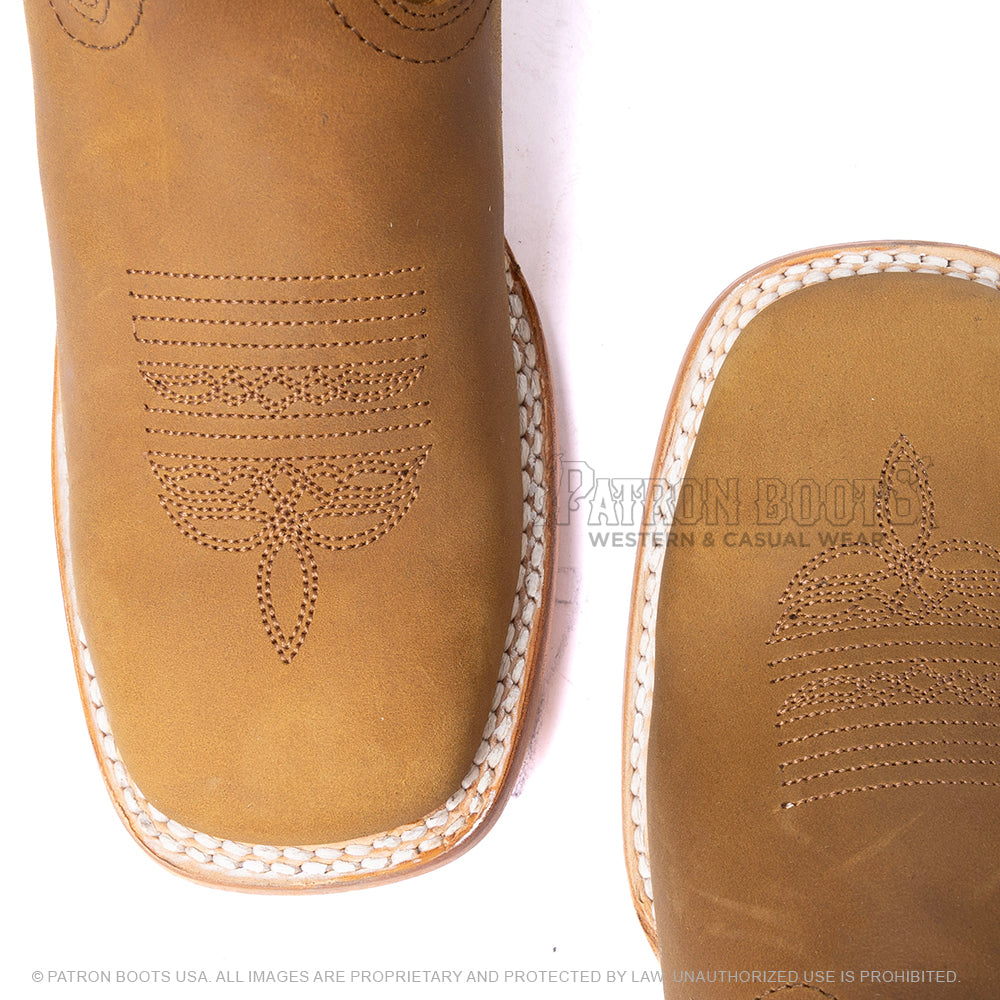 Cuatrero Boots Dama Texas Flores Cobre
