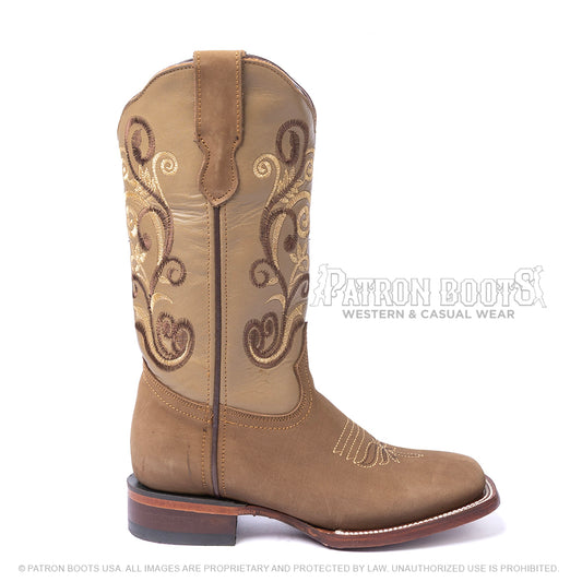 Los Angeles Boots Leather Nobuck Taupe 306361