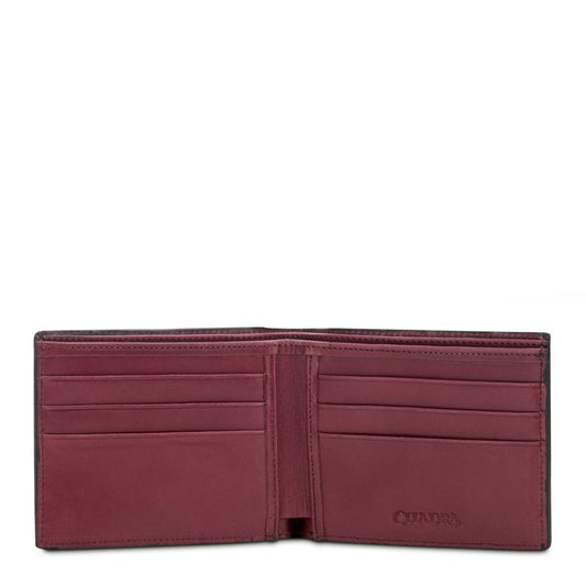 Cuadra Black Ostrich Wallet DU469