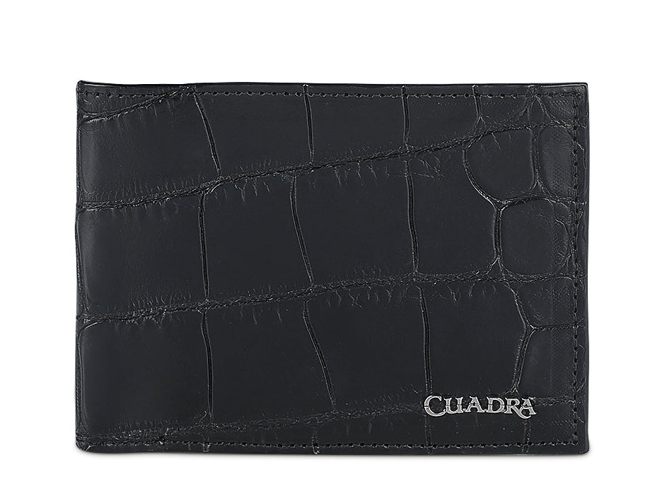 BLACK ALLIGATOR WALLET DU711 – Patron Boots USA