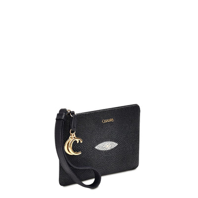 BLACK STINGRAY WALLET WOMEN DU330