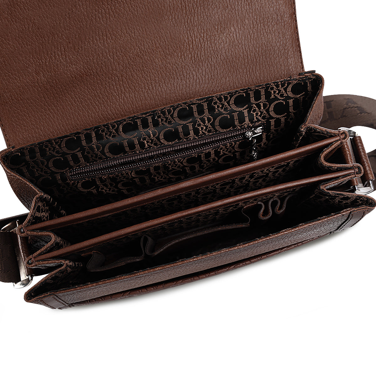 Cuadra Brown Caiman Fuscus Men Bag DU644