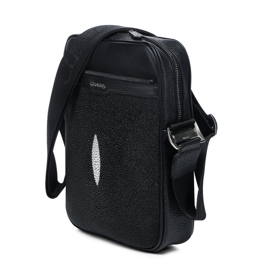 Cuadra Stingray Zipper Black Bag DU759