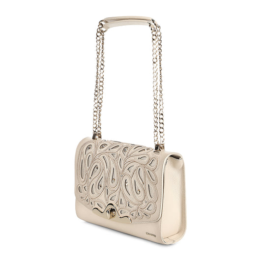 Cuadra Cowhide Laser Bag LD Taupe DU823