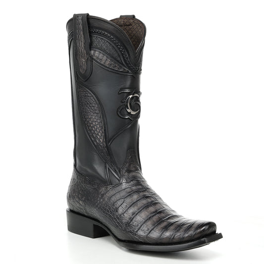Imperio Cuadra 35 Anniversary Black Alligator Laser & Embroidery Gris CC448