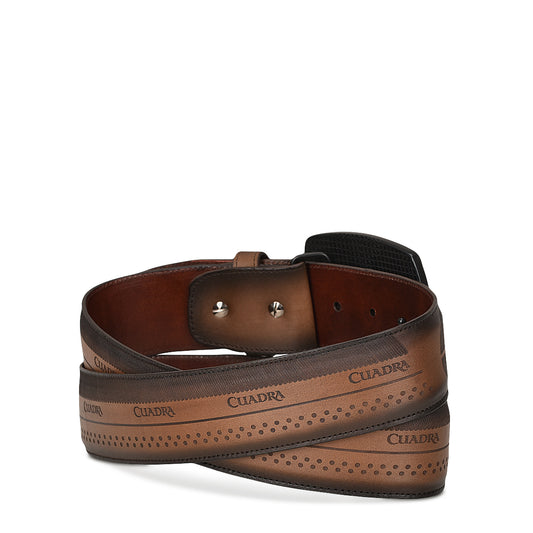 Cuadra Brown Laser Belt BC314