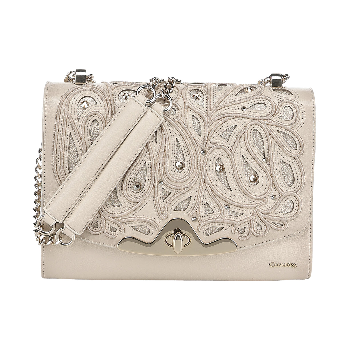 Cuadra Cowhide Laser Bag LD Taupe DU823