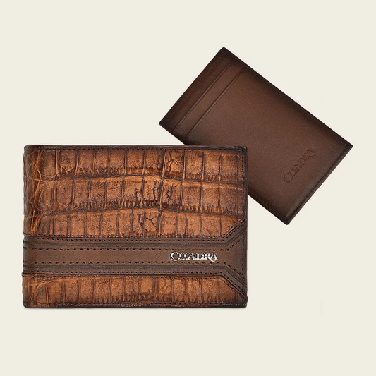 BALI HONEY CAIMAN WALLET