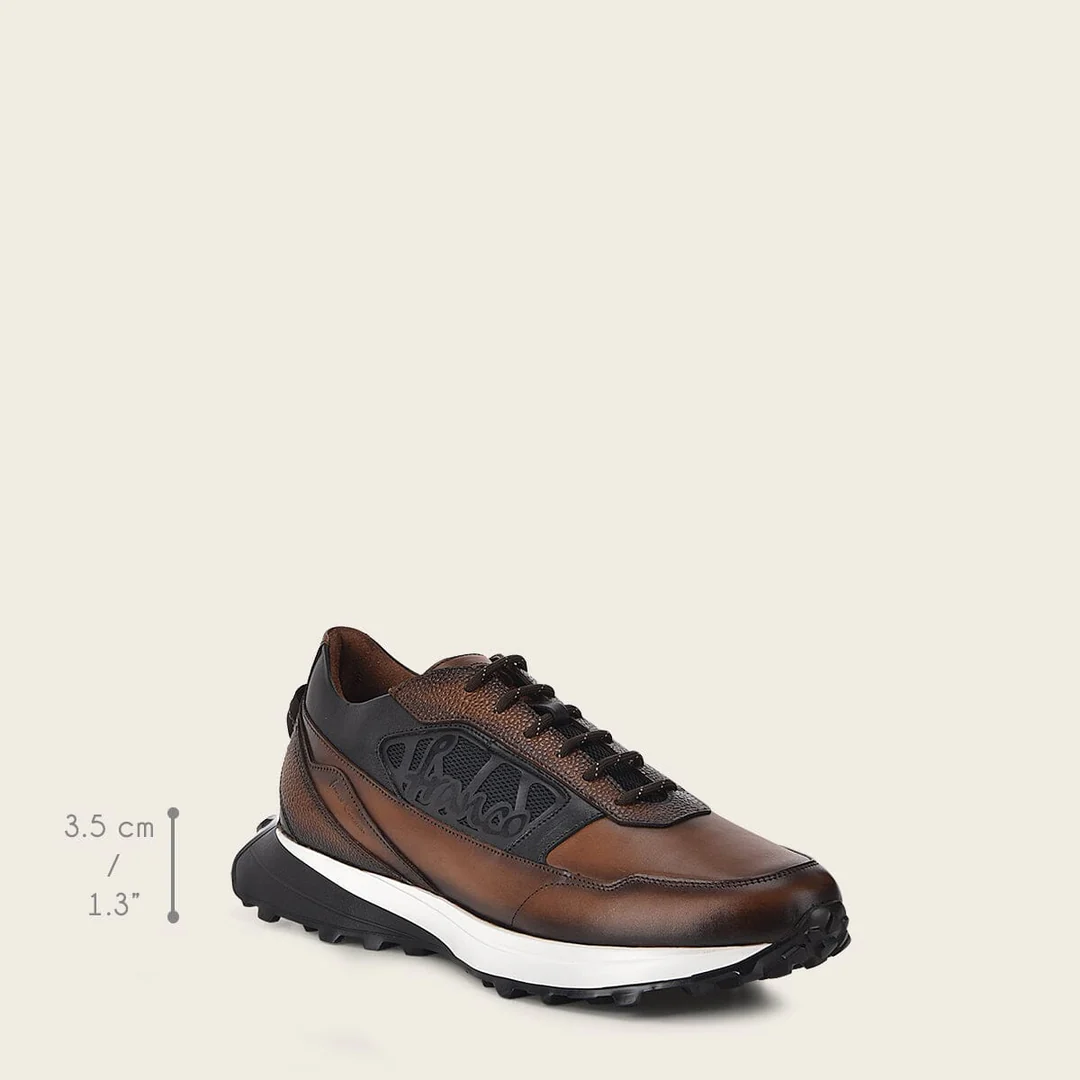 ALMOND CALF / COWHIDE