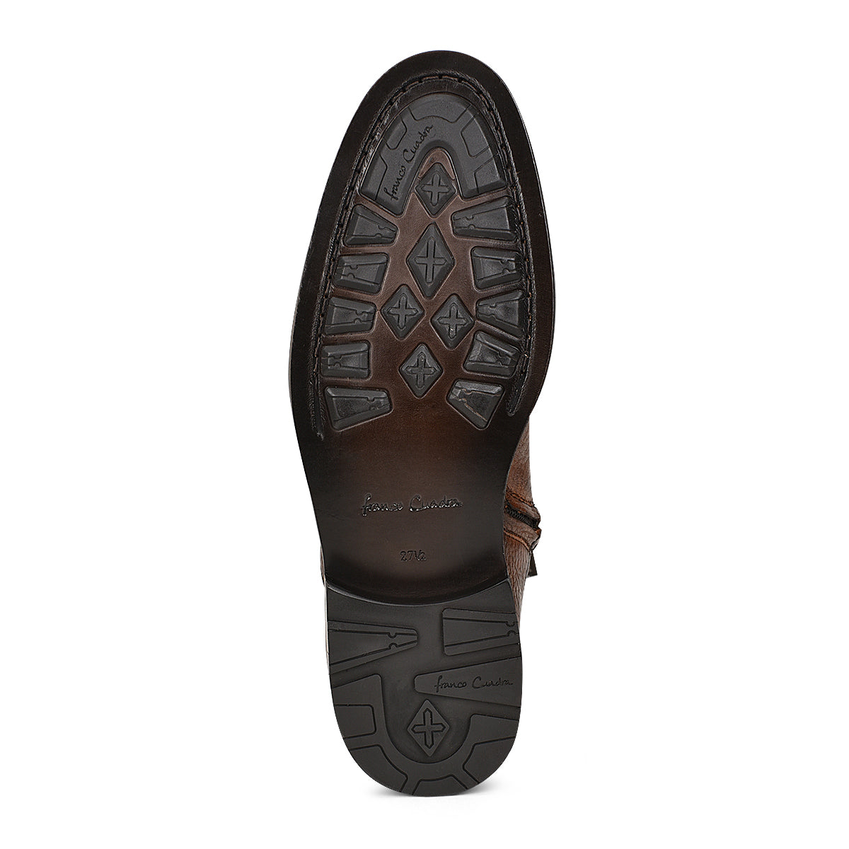 Almond Deer Zipper Round Toe
