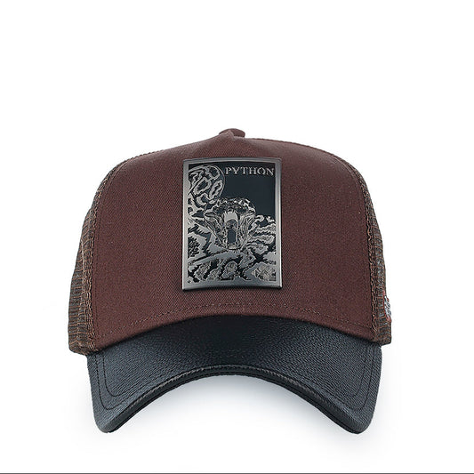 Cuadra Blue / Brown Python Cap CC118