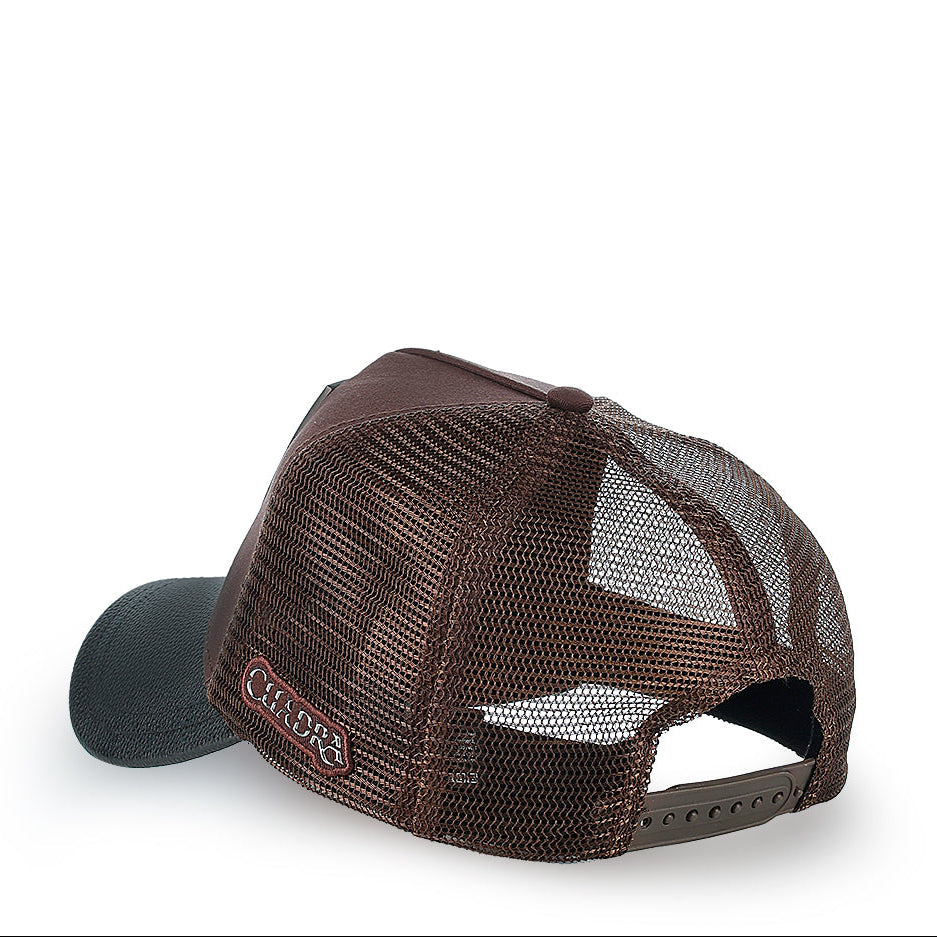 Cuadra Blue / Brown Python Cap CC118