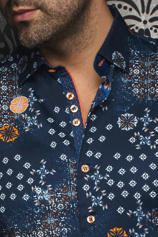 FLORIANI – NAVY ORANGE