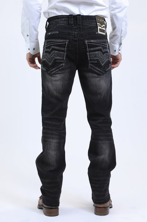 Platini Boot Cut Black Jeans PHD10760