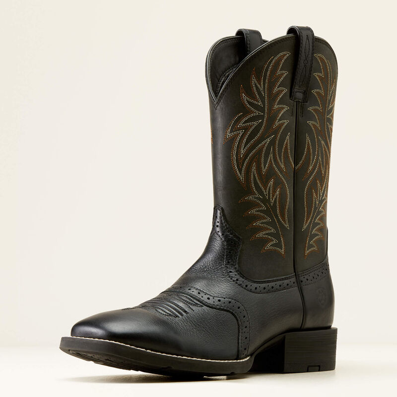 Ariat 10016292 Sport Western Wide Square Toe Black