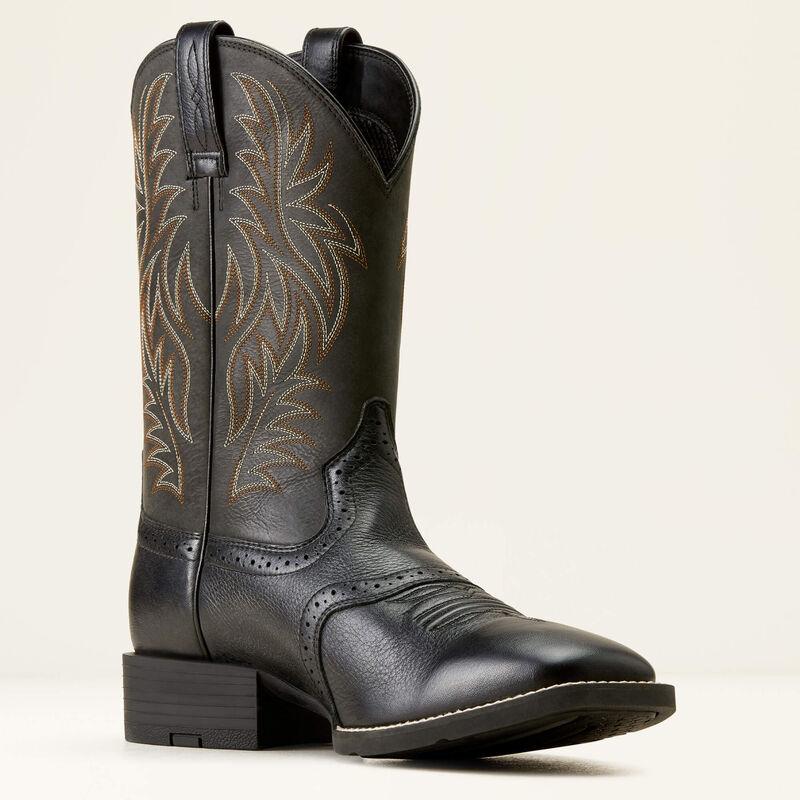 Ariat 10016292 Sport Western Wide Square Toe Black