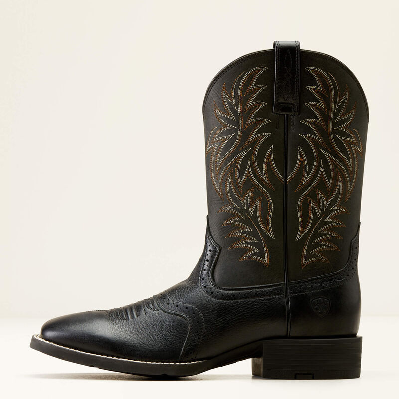 Ariat 10016292 Sport Western Wide Square Toe Black
