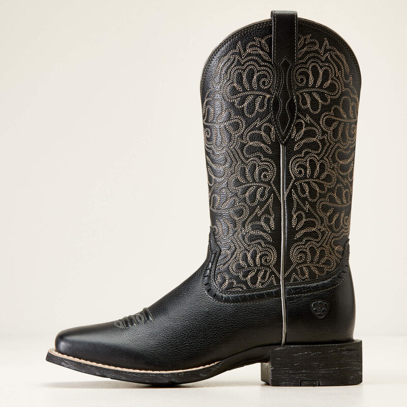 Ariat 10034024 Round up Remuda Black Deertan