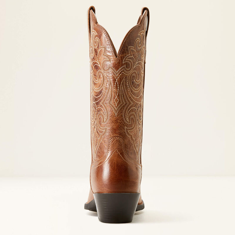 Ariat 10053733 Round up Square Toe Russet