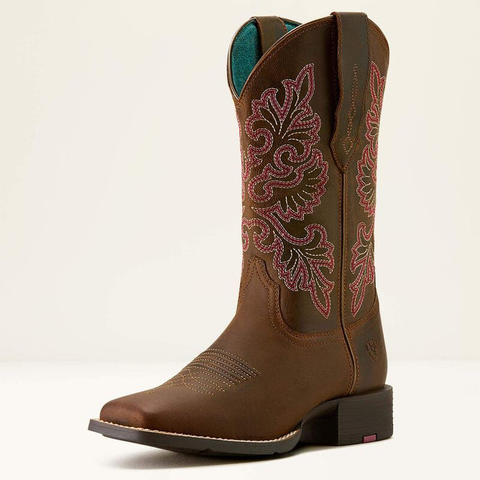 Ariat 10064078 Round up Wide Square Toe Stretch