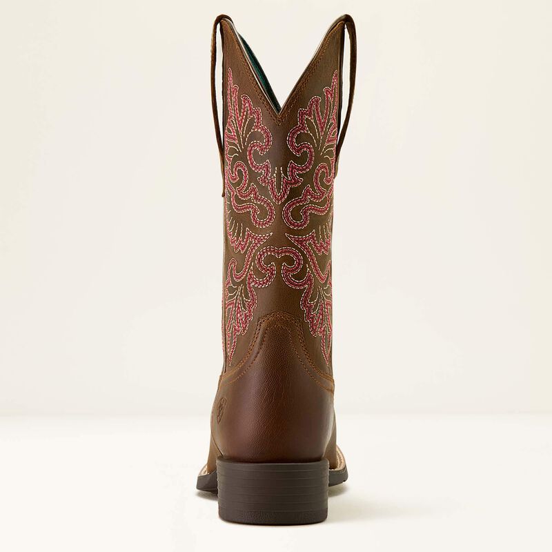 Ariat 10064078 Round up Wide Square Toe Stretch