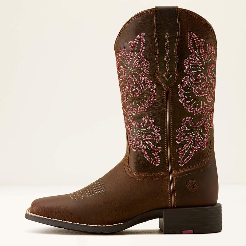 Ariat 10064078 Round up Wide Square Toe Stretch