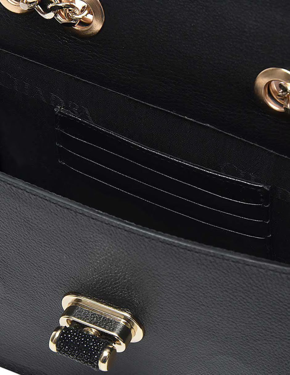 BLACK STINGRAY BAG DU648