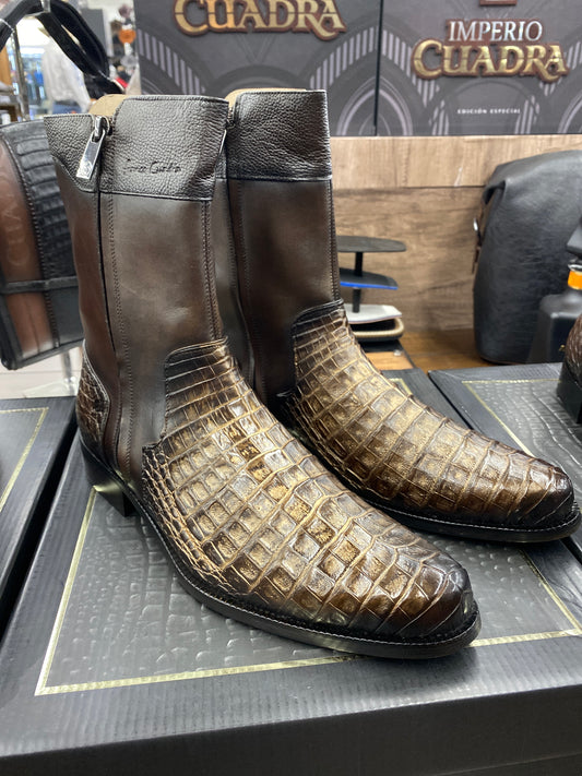 Cuadra Caimán Ternera Inca Oro FF424
