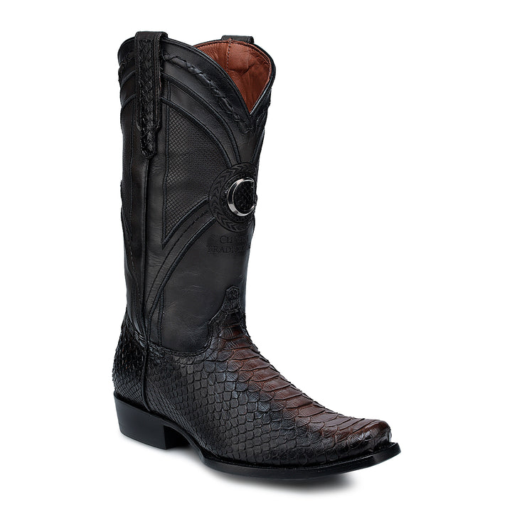 CHOCOLATE PYTHON EMBROIDERY CU849