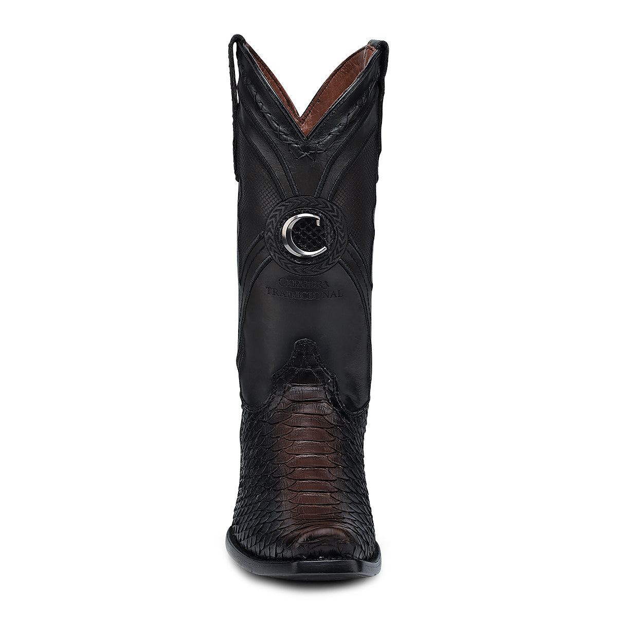 CHOCOLATE PYTHON EMBROIDERY CU849