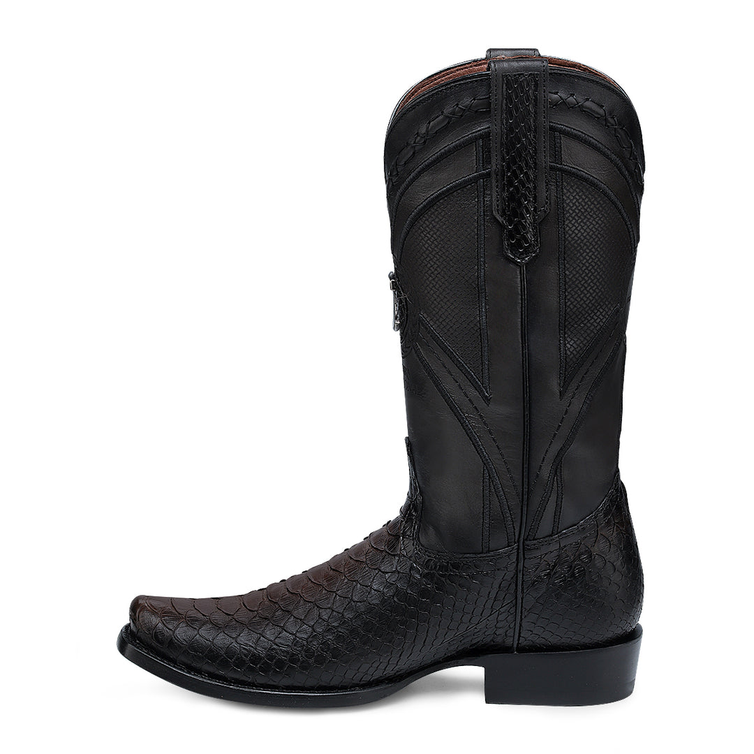 CHOCOLATE PYTHON EMBROIDERY CU849