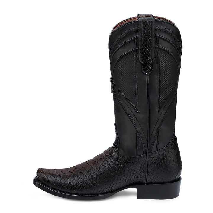 CHOCOLATE PYTHON EMBROIDERY CU849