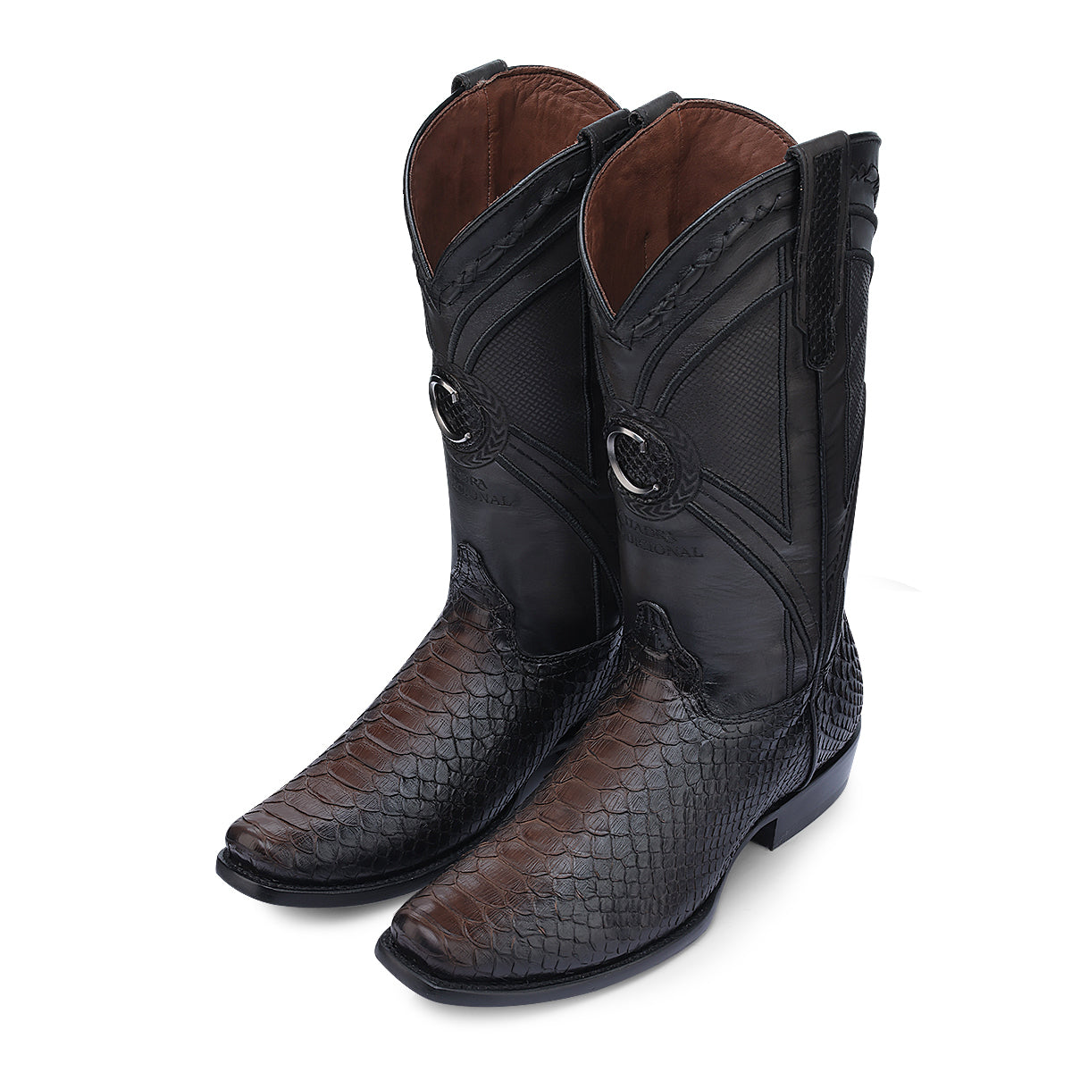 CHOCOLATE PYTHON EMBROIDERY CU849