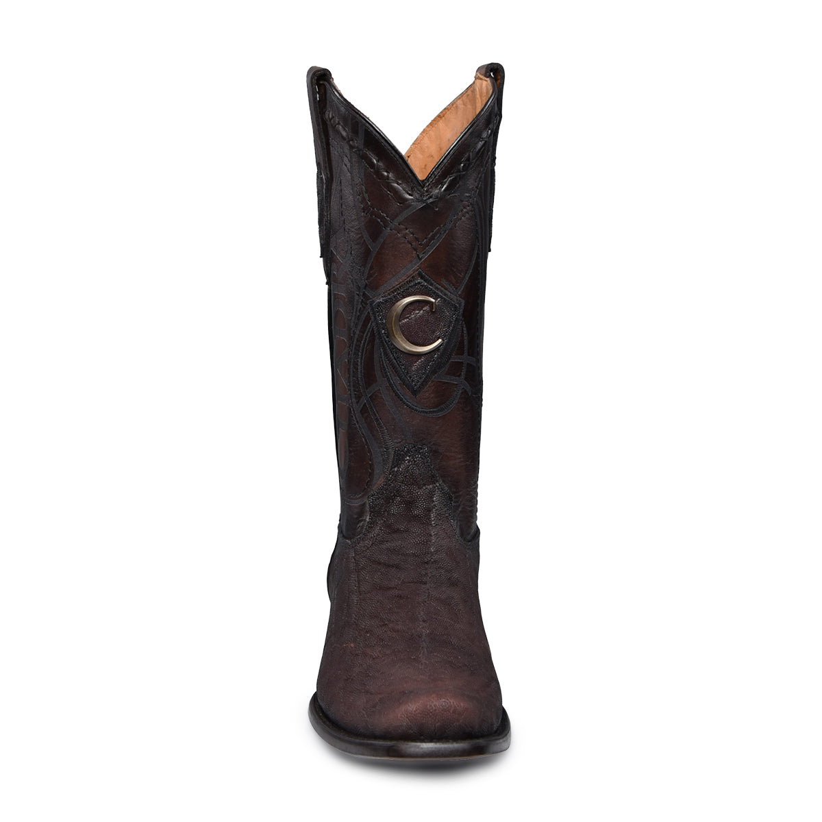 Cuadra Brown Elephant Laser embroidery CU458