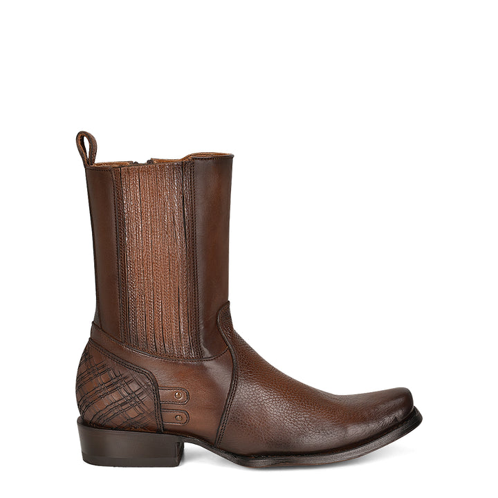 Honey ZIpper & Studs Narrow Square Toe
