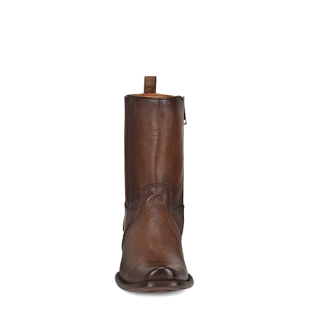 Honey ZIpper & Studs Narrow Square Toe