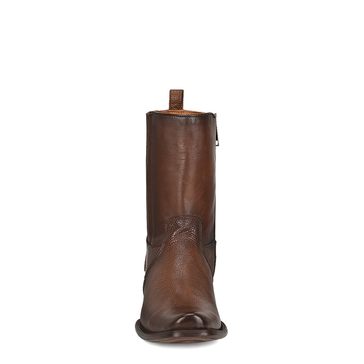 Honey ZIpper & Studs Narrow Square Toe