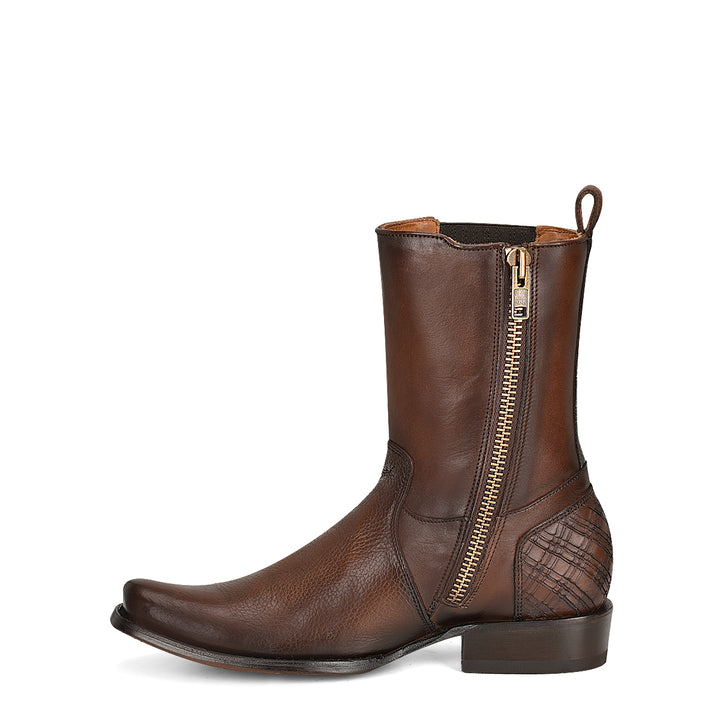 Honey ZIpper & Studs Narrow Square Toe