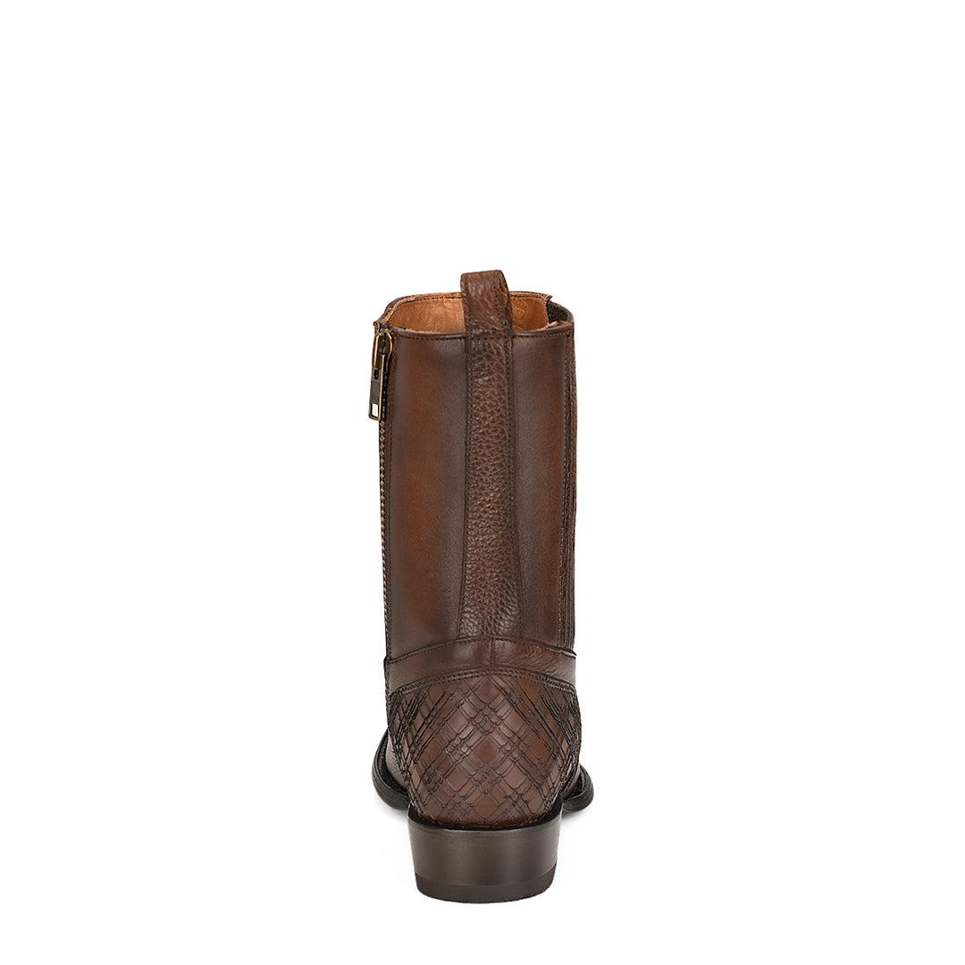 Honey ZIpper & Studs Narrow Square Toe
