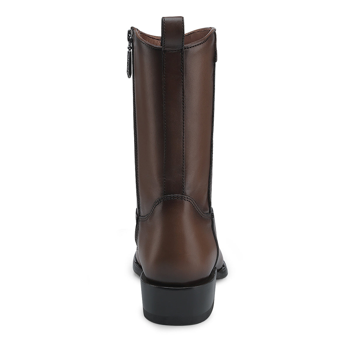 Brown Ostrich Boot