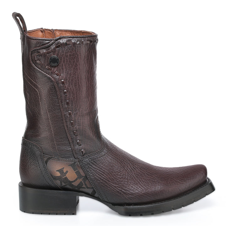 Chocolate LAser & Woven & Zipper